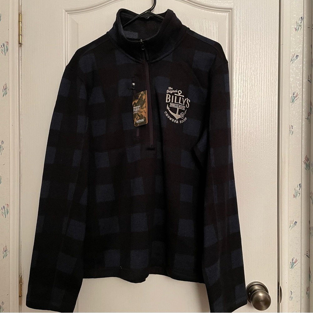 Landway Billy's Women's athleisure Black Checkered Sweatshirt